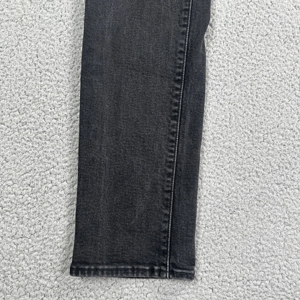 Levi's 511 Premium Big E Jeans Men 34x36 Black Dark Wash Slim Fit Taper Stretch